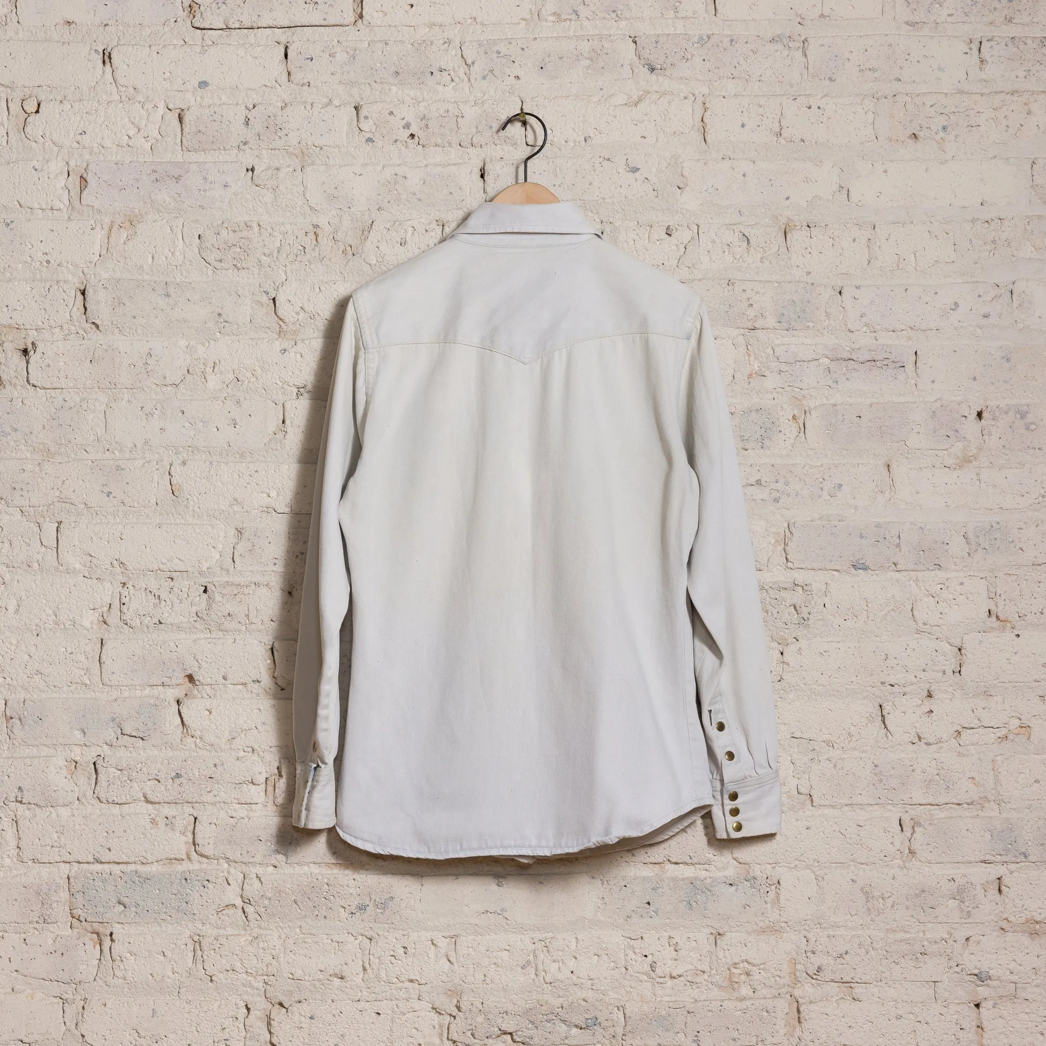 1970's Bar Denim Western Shirt in Light Blue