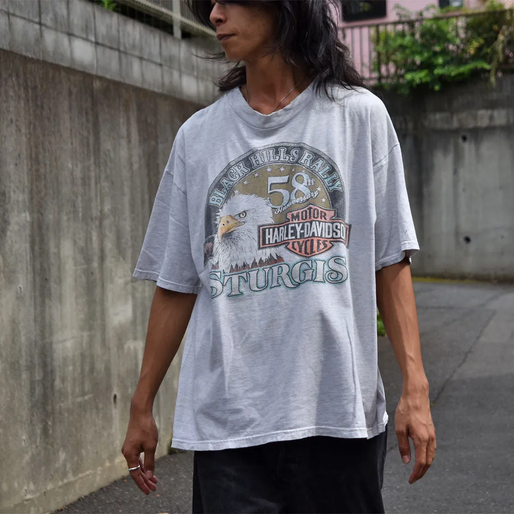 90's　Harley-Davidson/ハーレーダビッドソン ”58th BLACK HILLS RALLY STURGIS” Tシャツ　220703