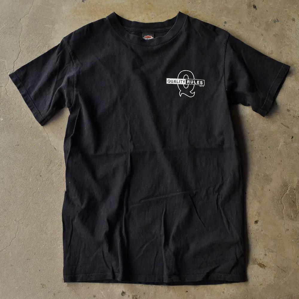 90's　Harley-Davidson/ハーレー・ダビッドソン “QUALITY RULES” プリント Tシャツ　USA製　230905