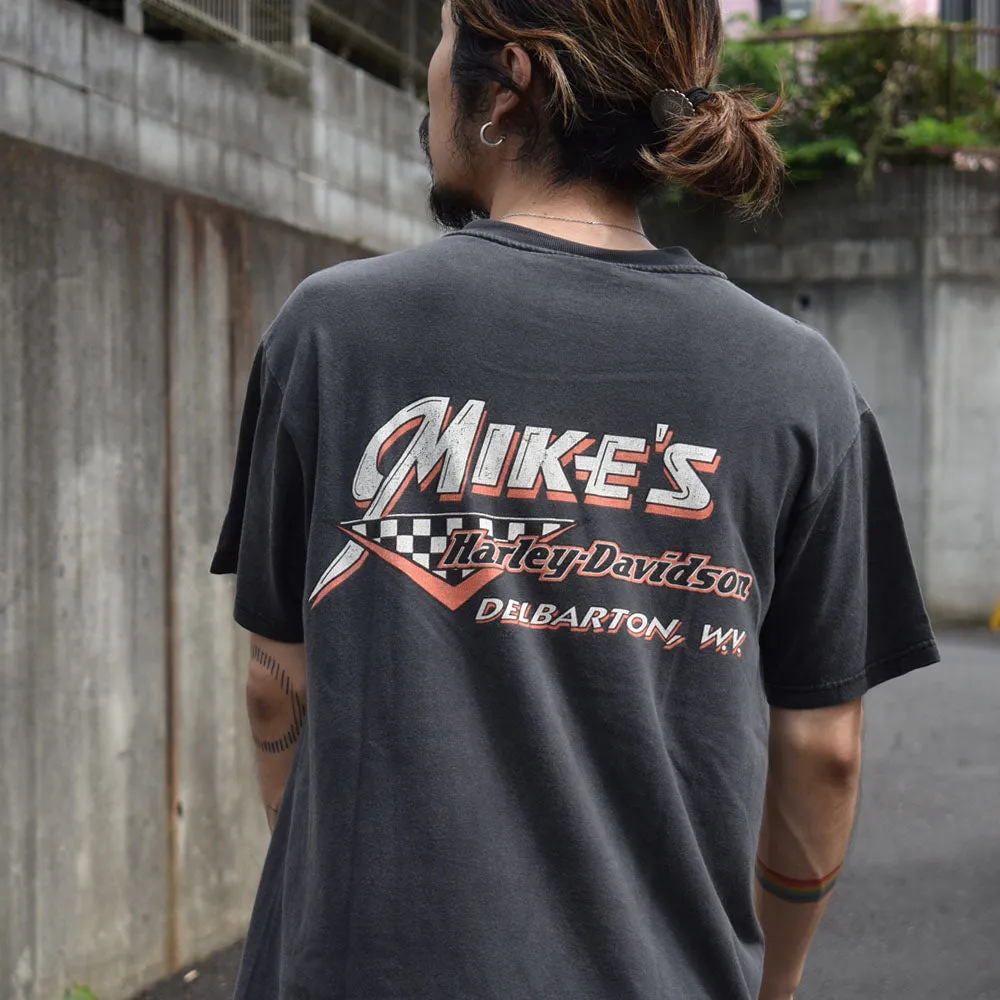 90's　Harley-Davidson/ハーレー・ダビッドソン "PIECE＆STEEL" Tシャツ　USA製　230701