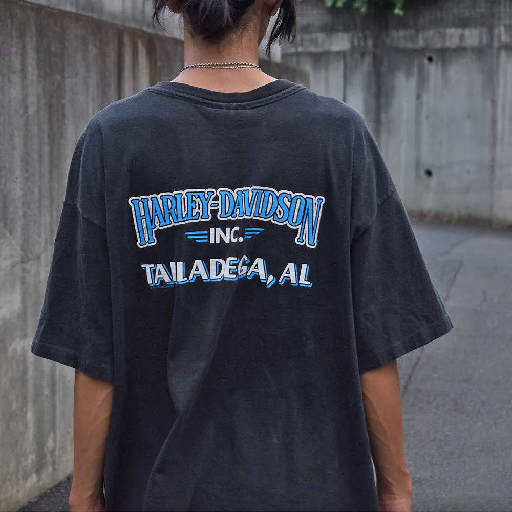 90's　Harley-Davidson/ハーレー・ダビッドソン 両面プリント Tシャツ　USA製　230712