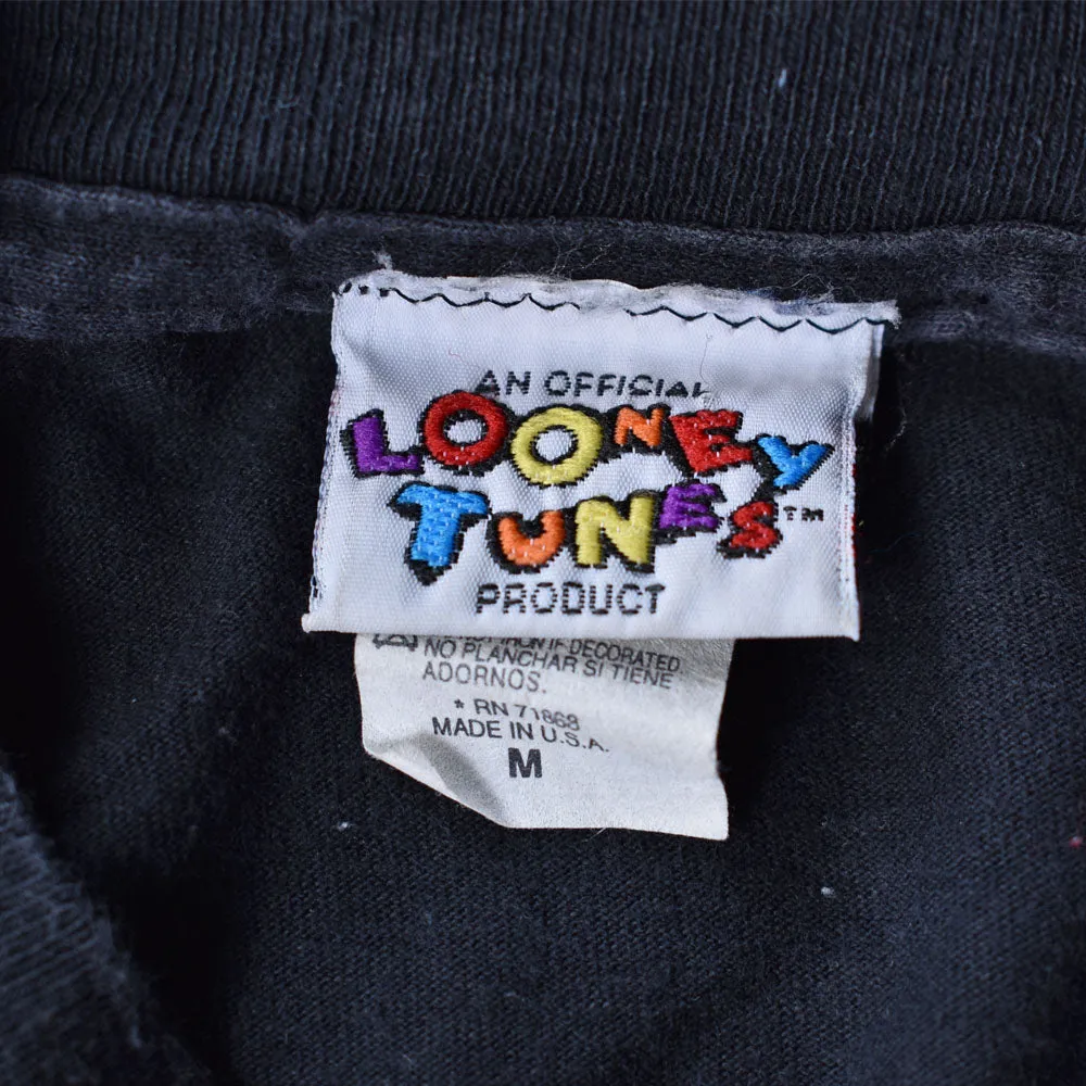 90's　Looney Tunes/ルーニー・テューンズ "CAUTION" Tシャツ　USA製　230530