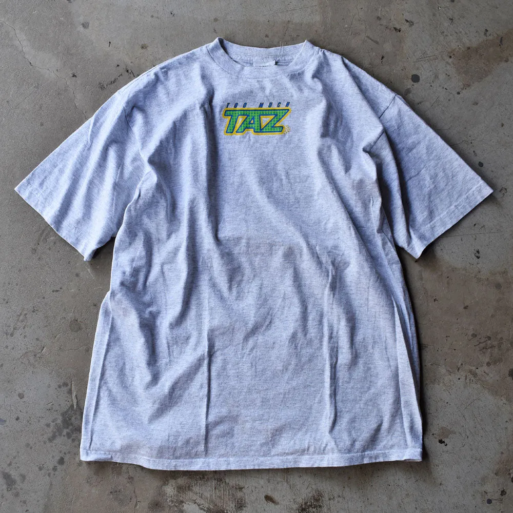 90's　Looney Tunes/ルーニー・テューンズ "TOO MUCH TAZ" Tシャツ　　230412