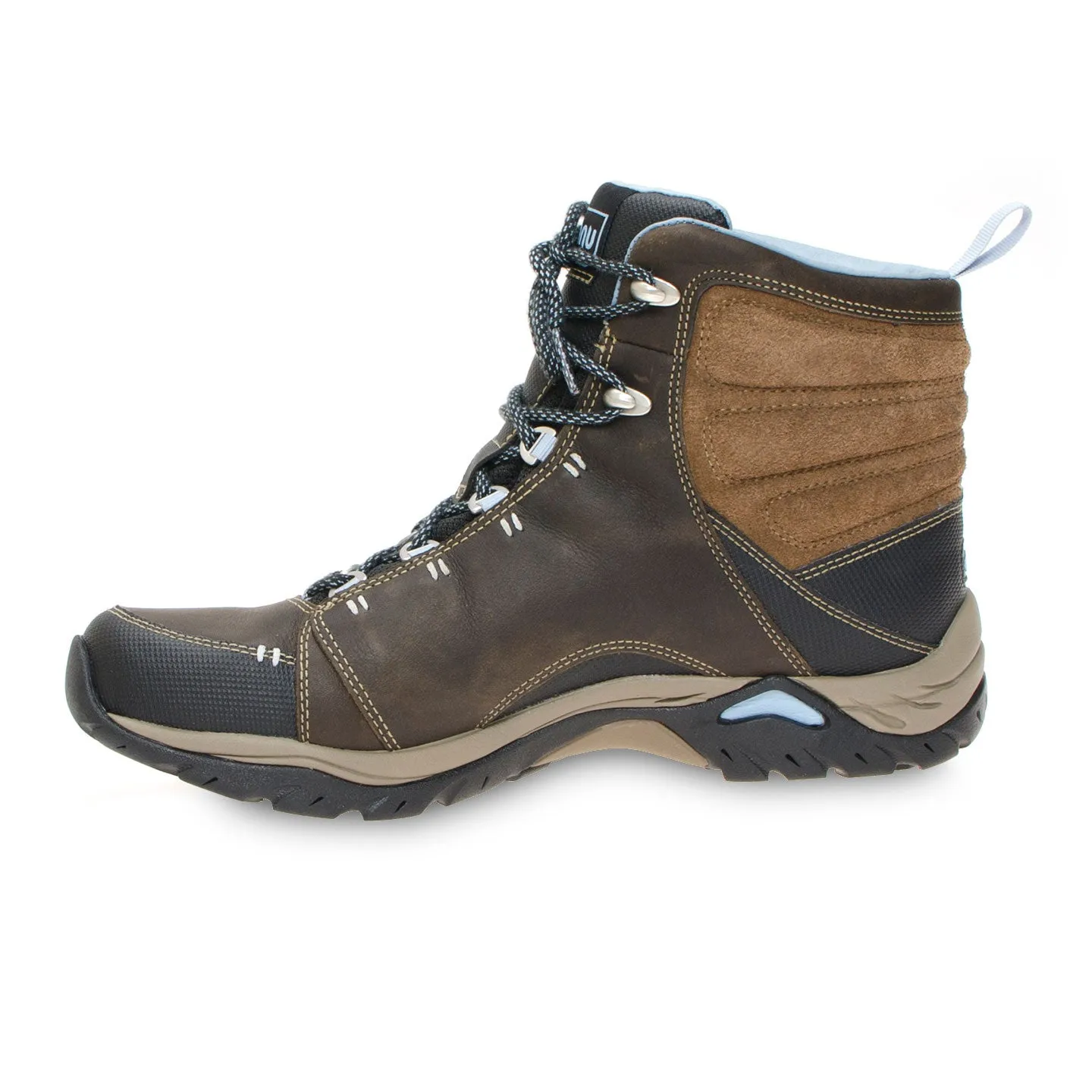 Ahnu Montara Womens Hiking Boots in Smokey Brown