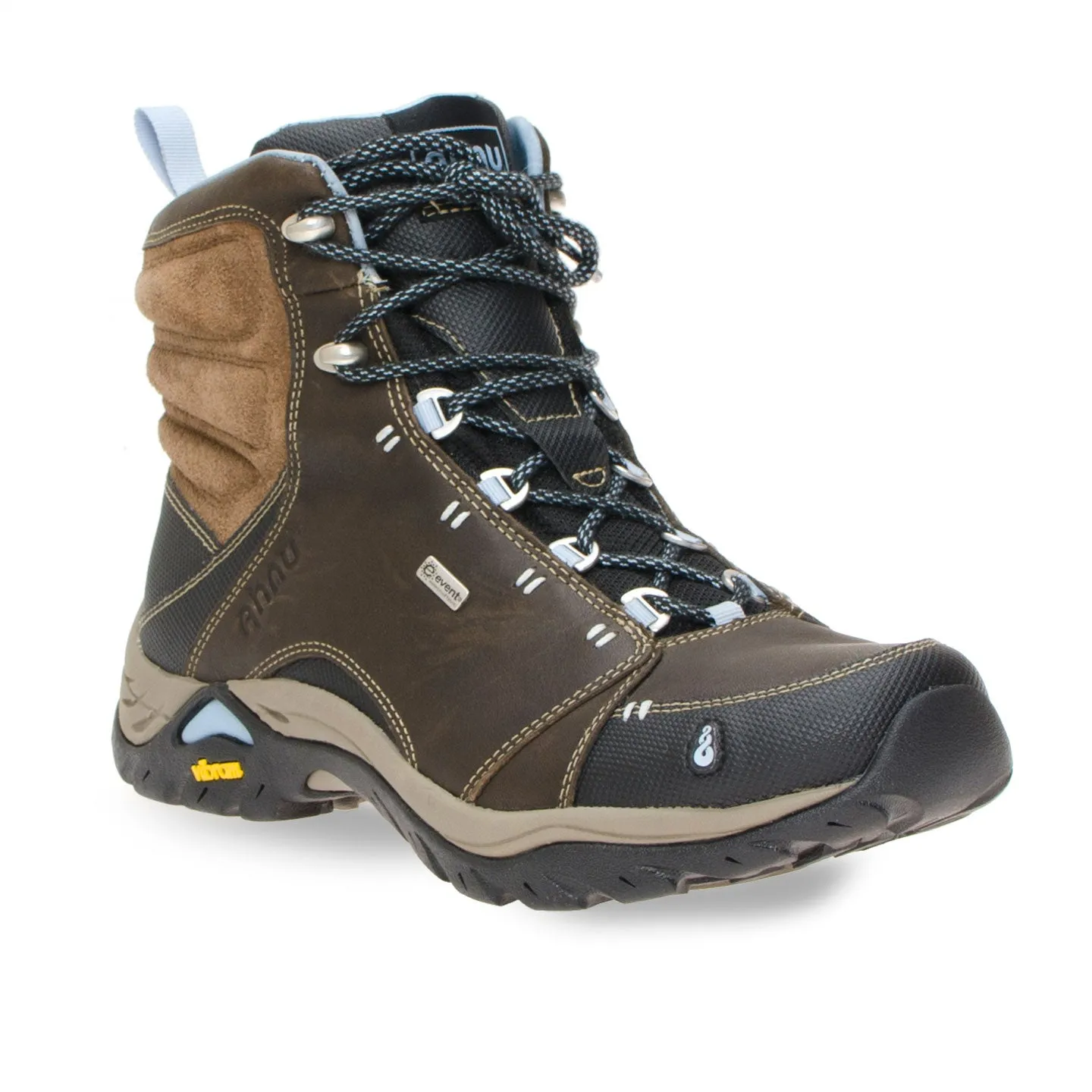 Ahnu Montara Womens Hiking Boots in Smokey Brown