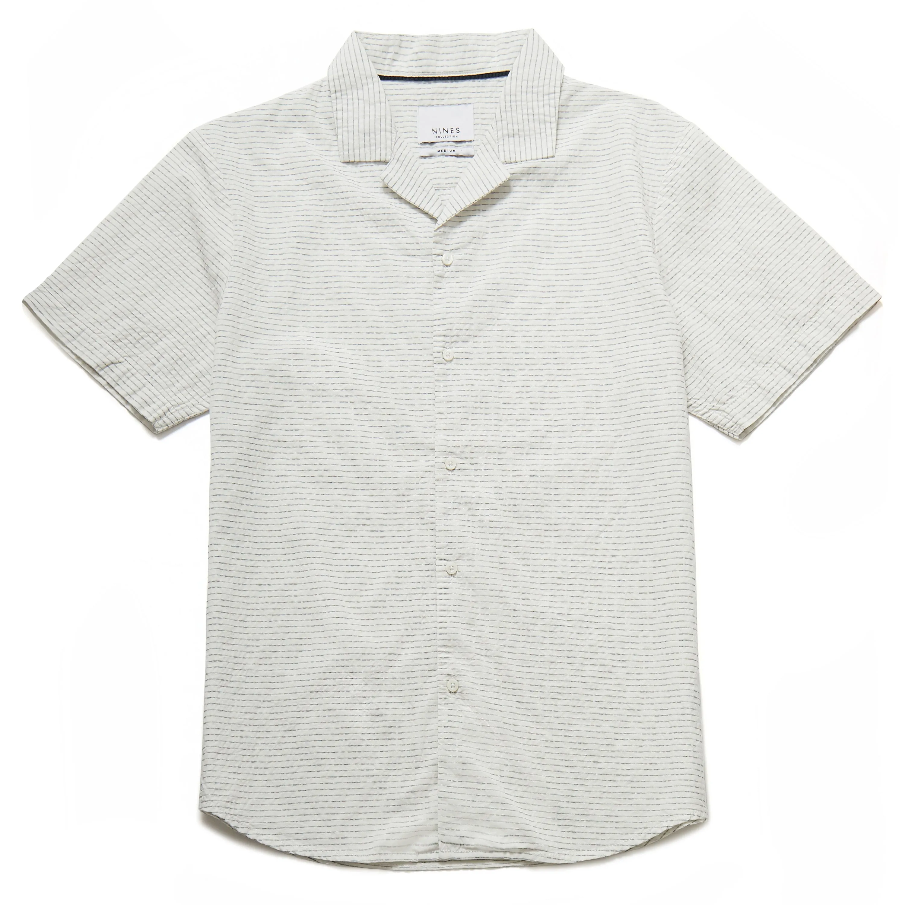 Alfredo Revere Collar Shirt in Off White