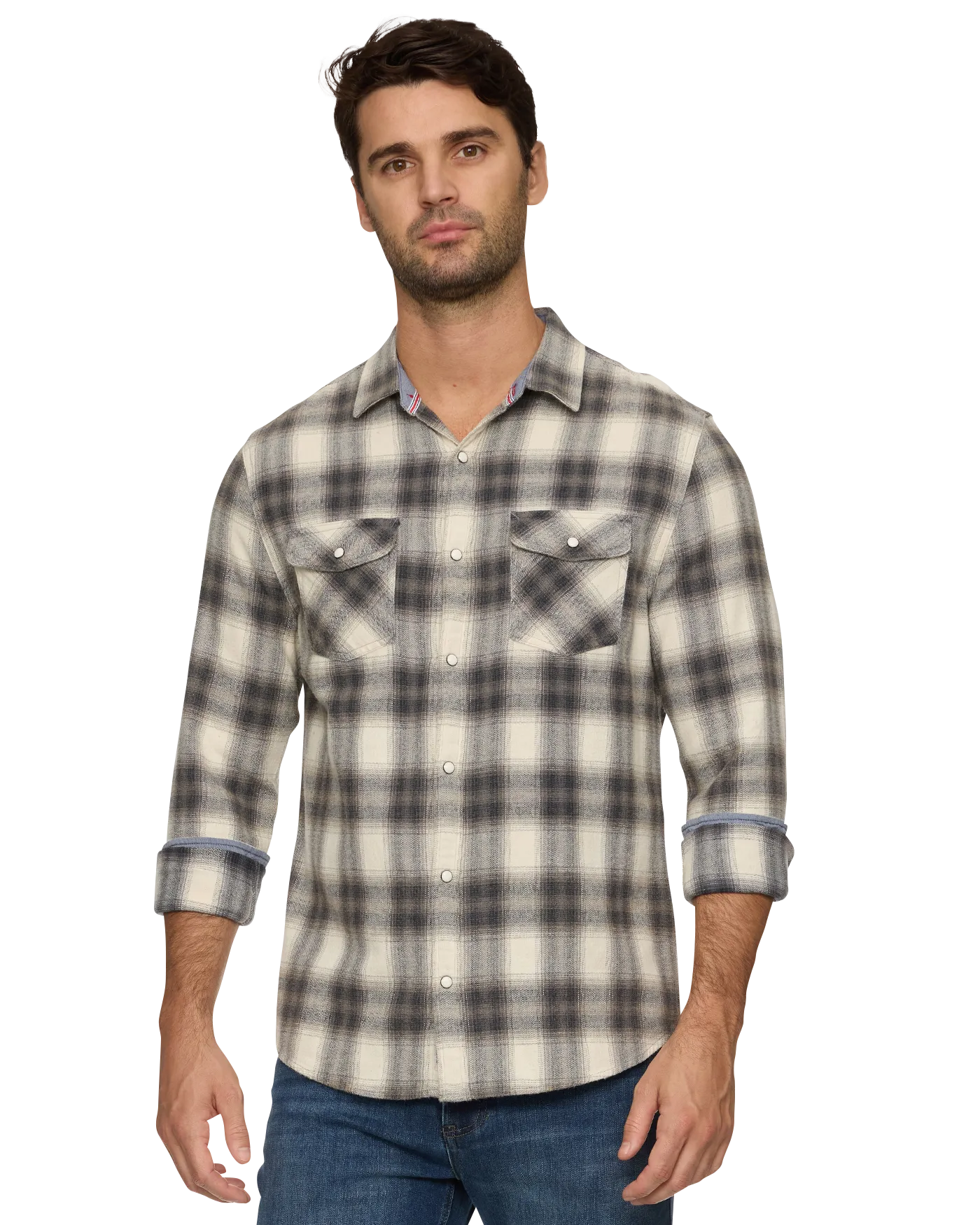 ALMA VINTAGE WASHED FLANNEL SHIRT
