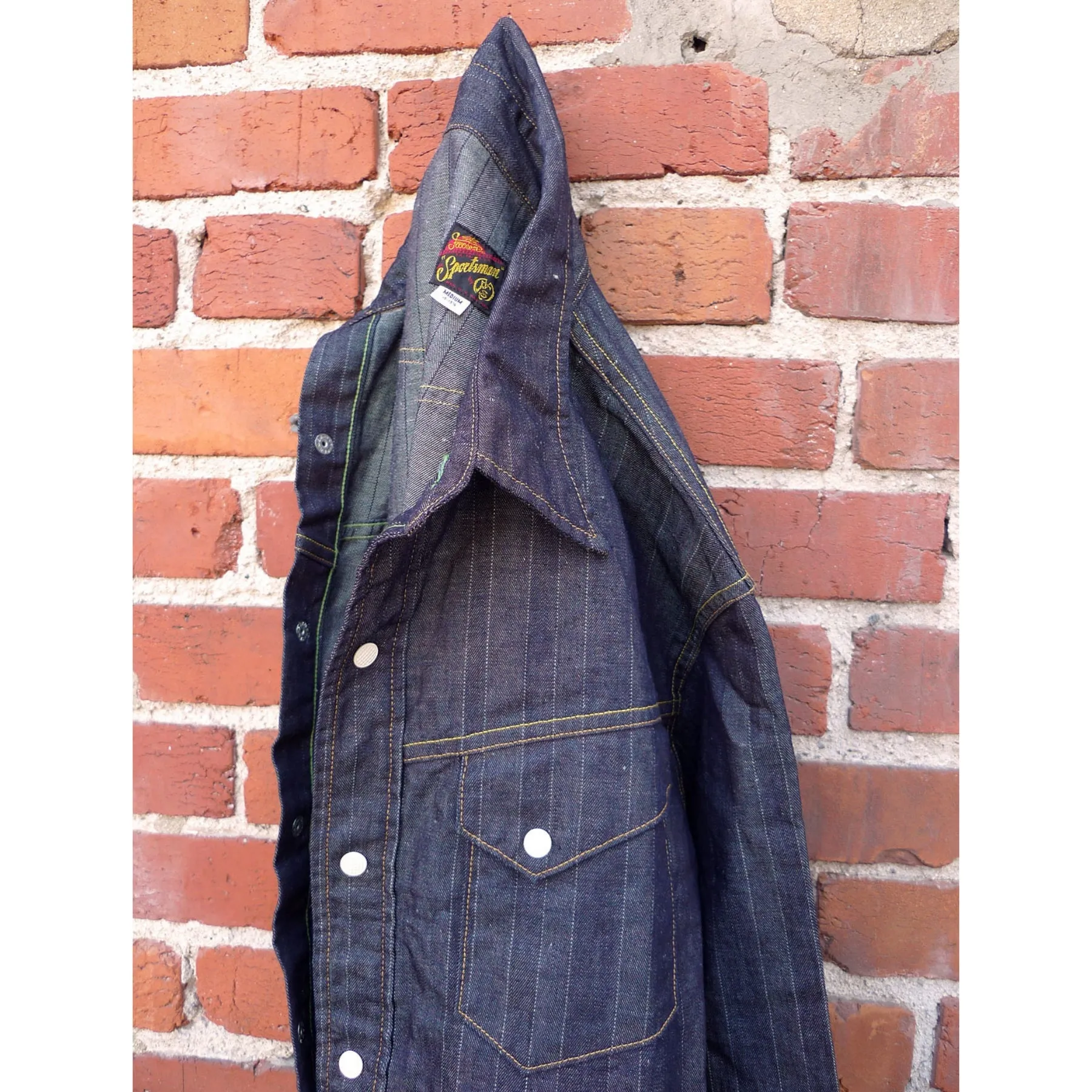 Appaloosa Shirt - NOS HBT Stripe Denim - Warehouse