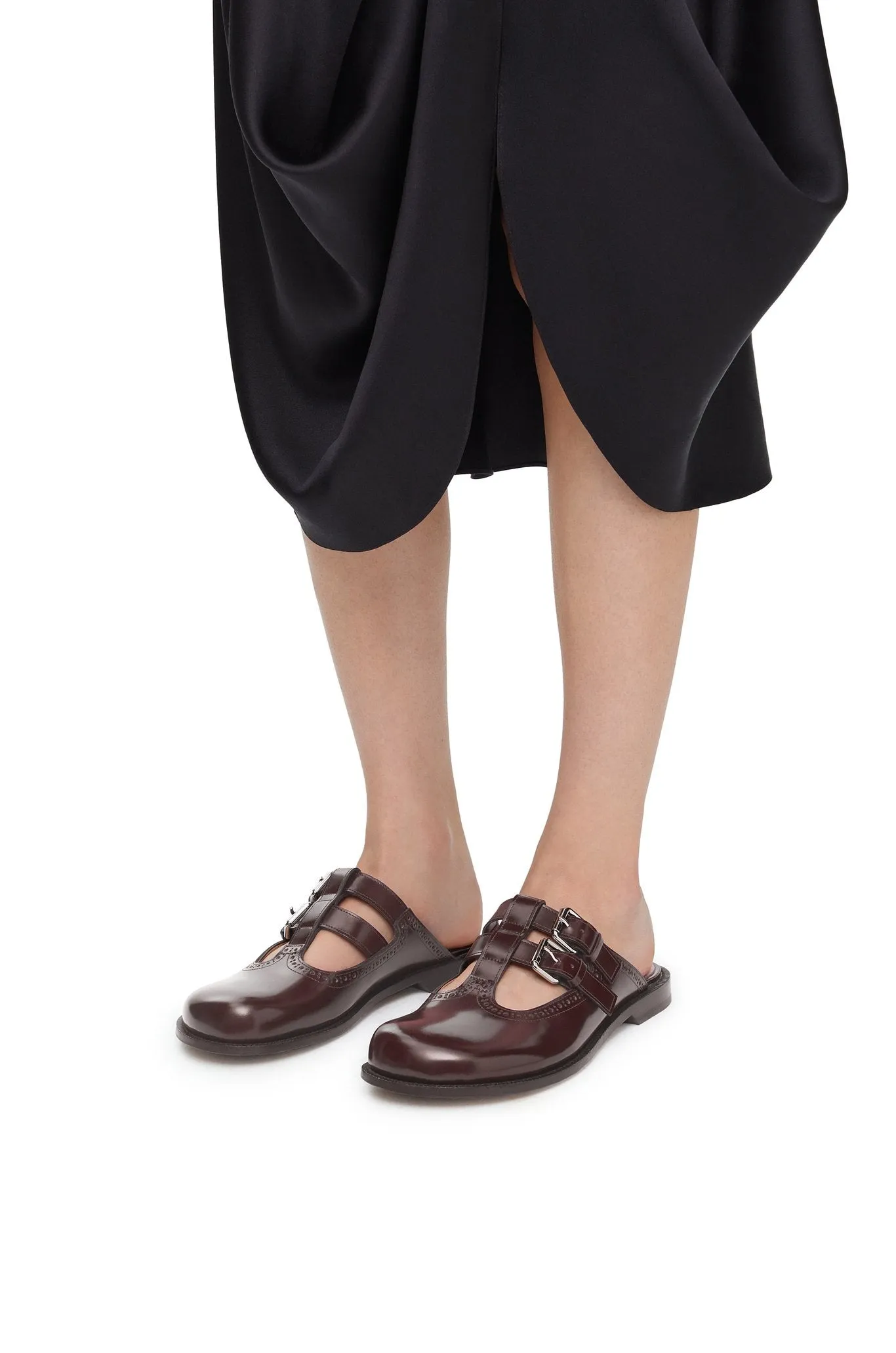 Campo Mary Jane Mule In Calfskin