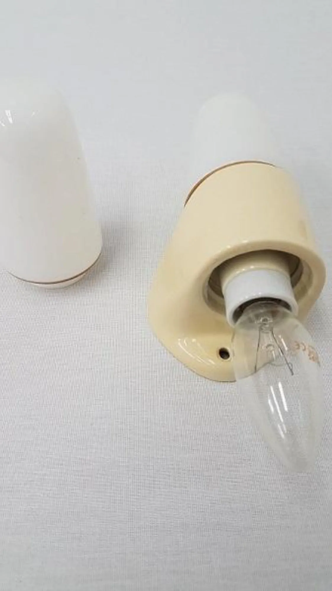Ceramic opal glass double wall lights 6068 for Lindner leuchten