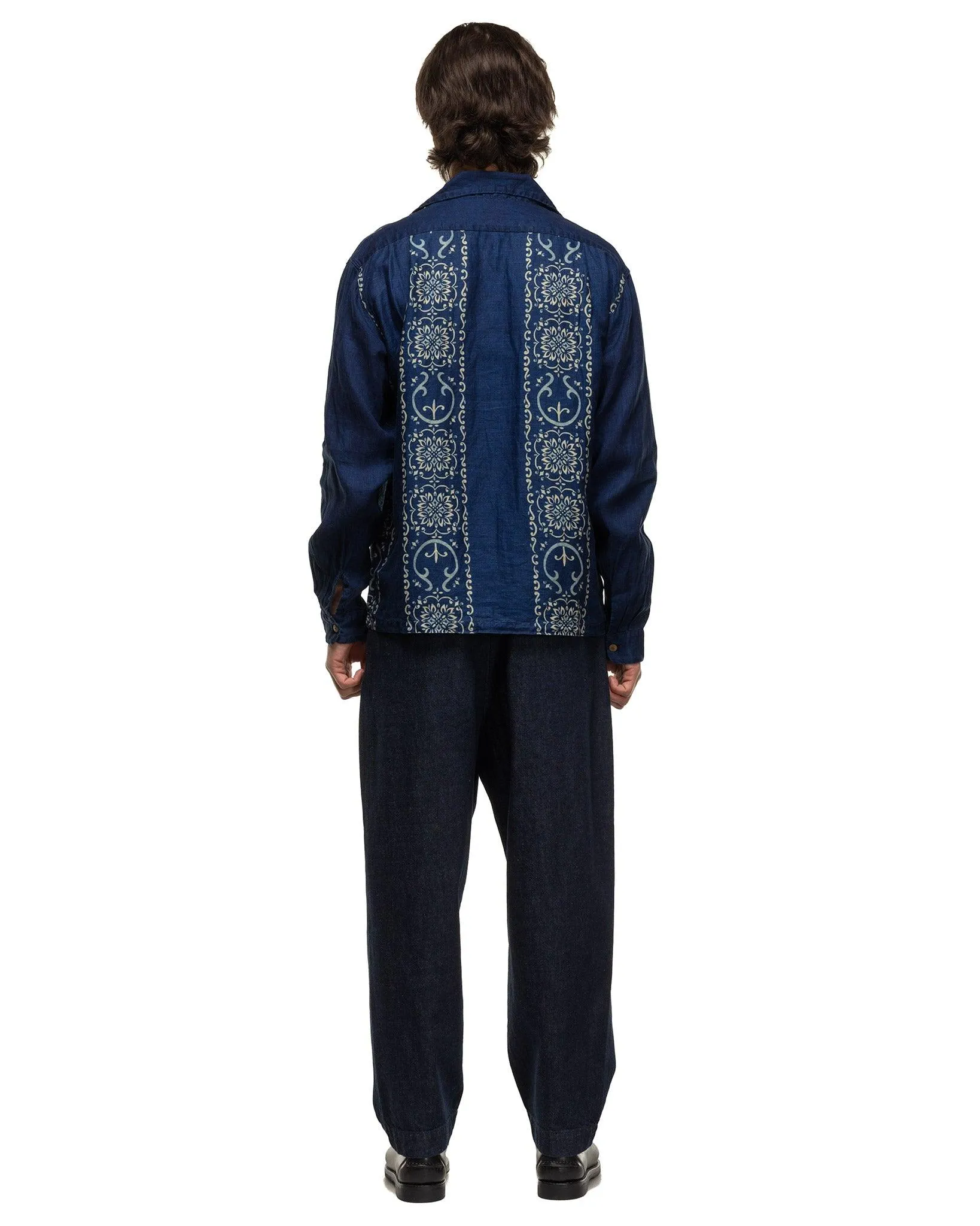 French Cloth Linen HAVANANAJA WRANGLE Collar CUBA Shirt L/S Ecru