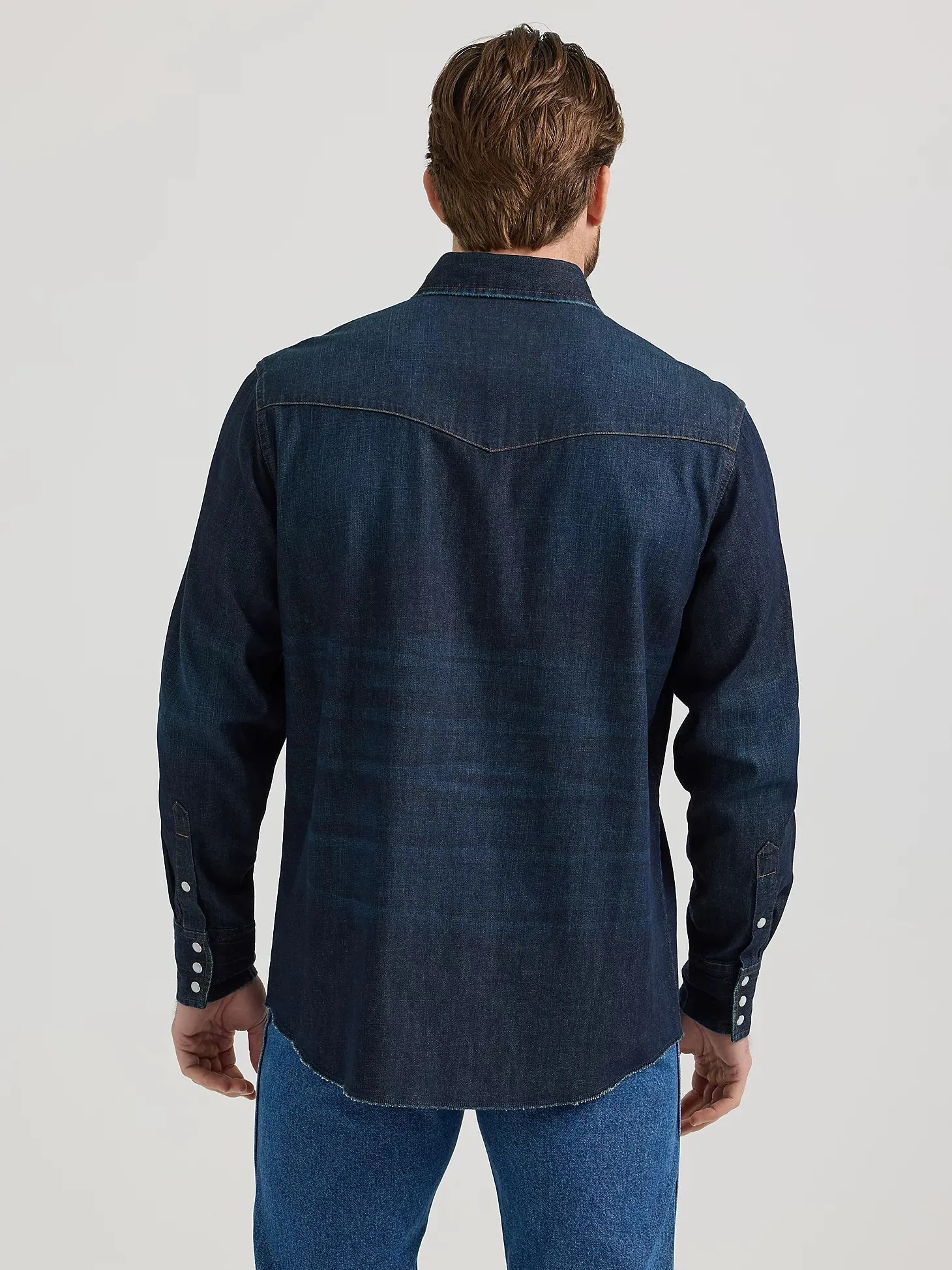 Men's Wrangler Vintage Denim Snap Shirt