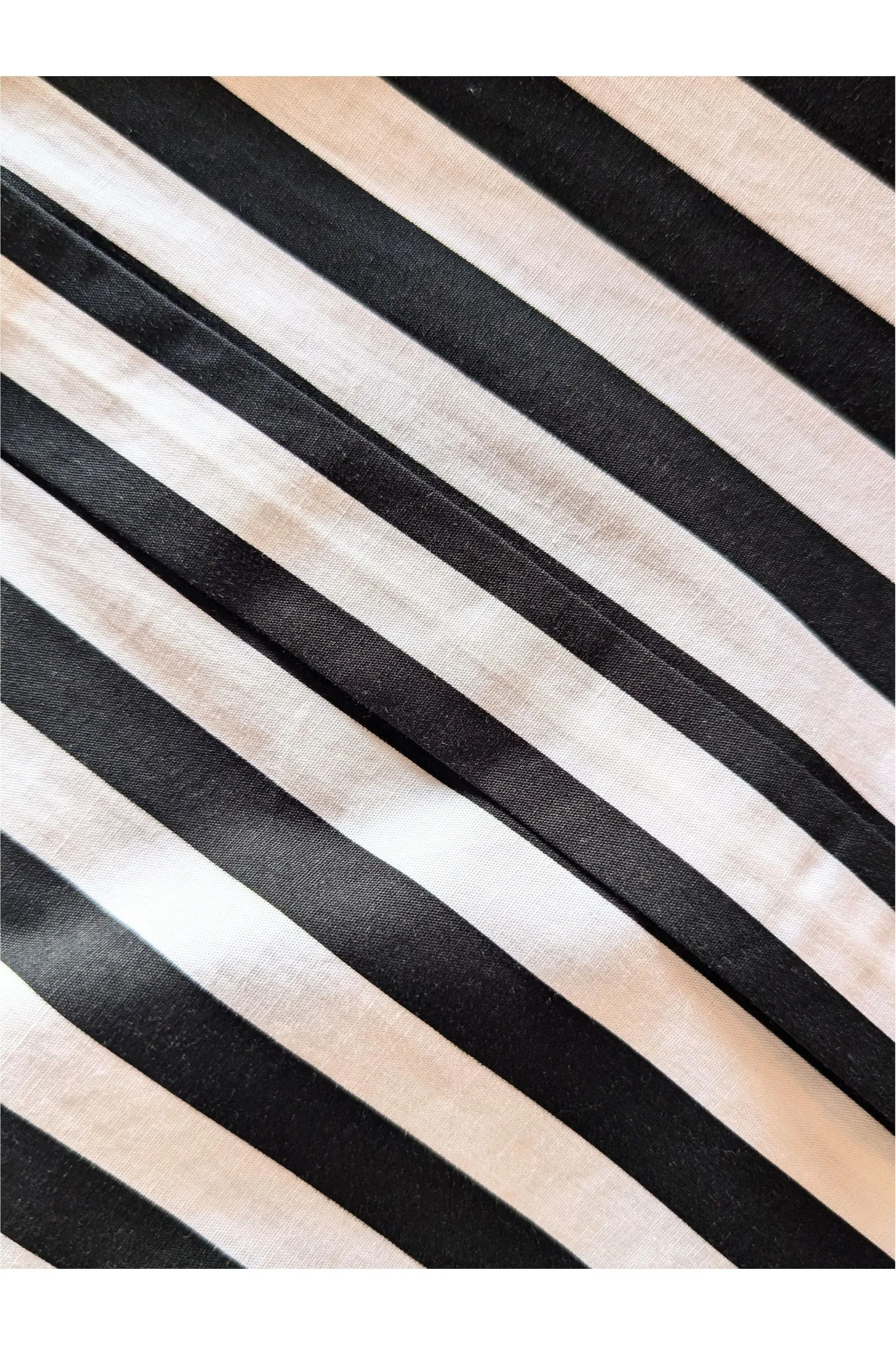 Mr Bridger - Women's 'The Hall' Black and White Stripe Beagle Collar - Shirt