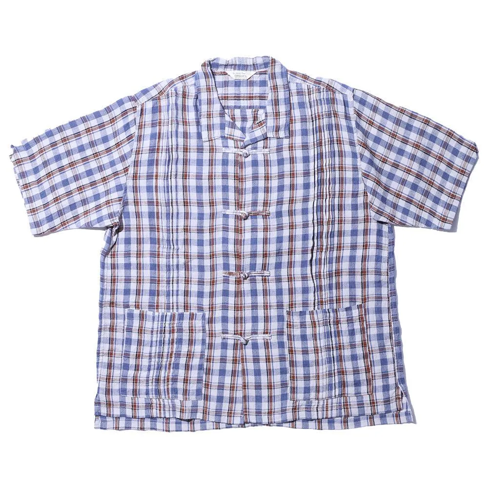 Orgueil Havana Check Shirt Ivory