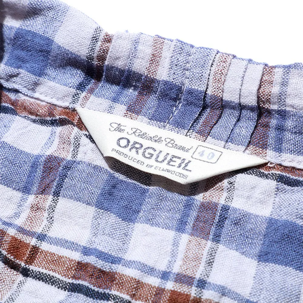 Orgueil Havana Check Shirt Ivory