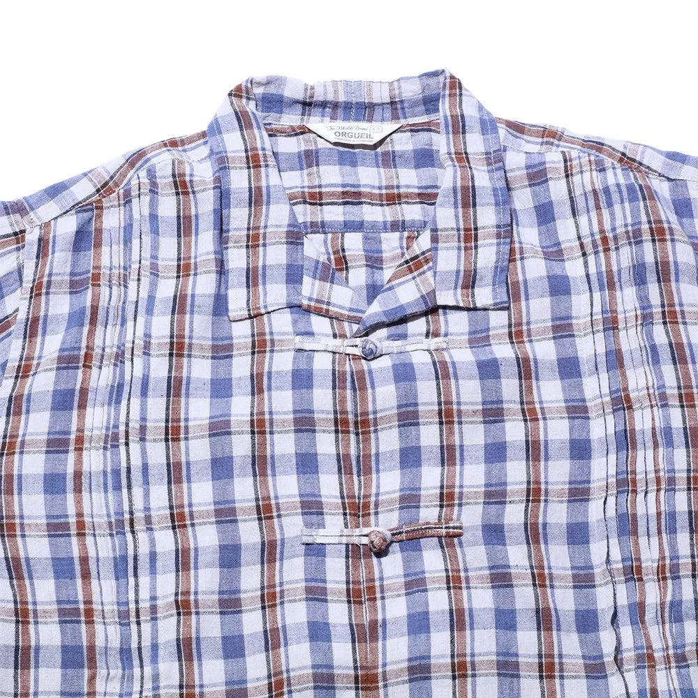 Orgueil Havana Check Shirt Ivory