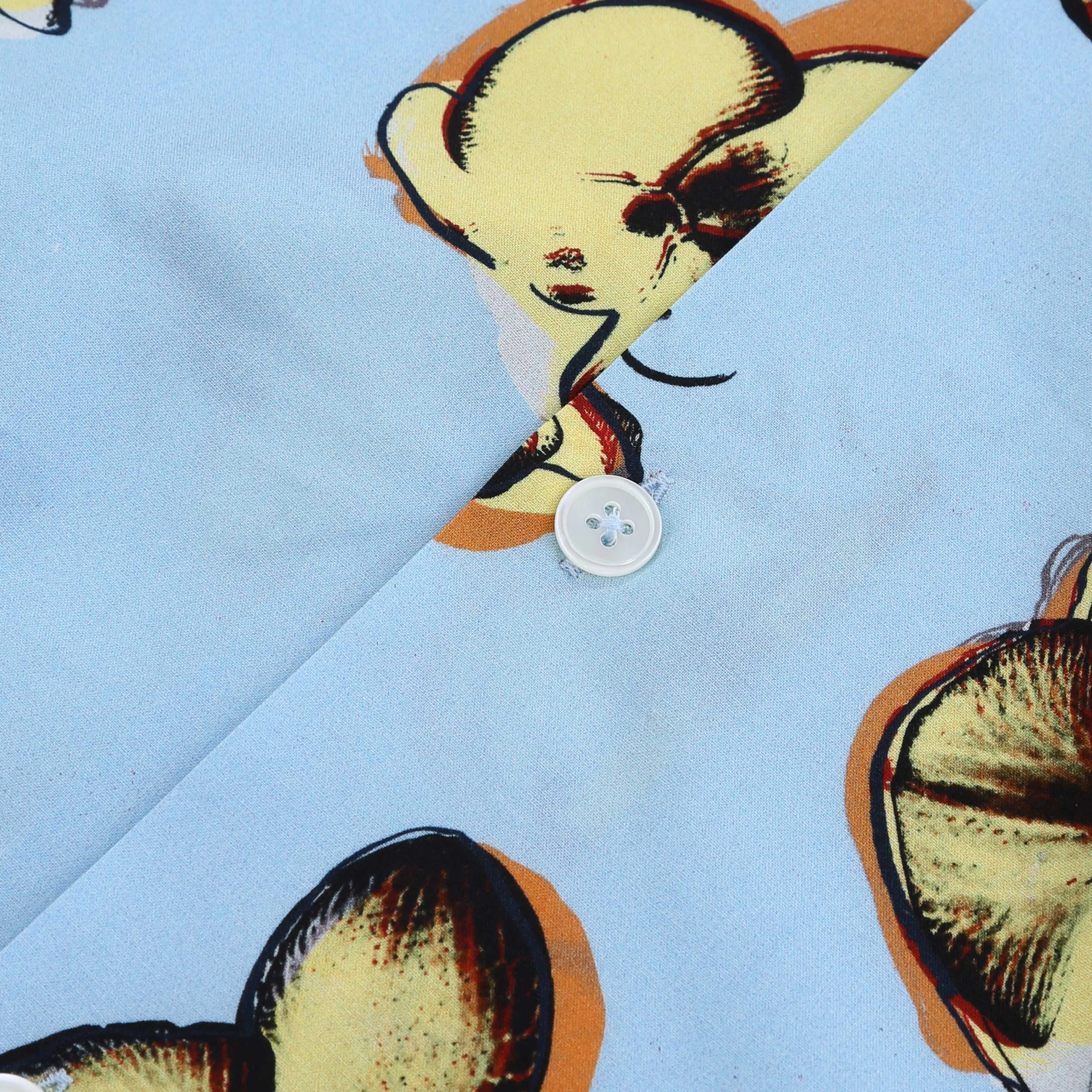Paul Smith Orchid Reg Fit SS Shirt in Light Blue