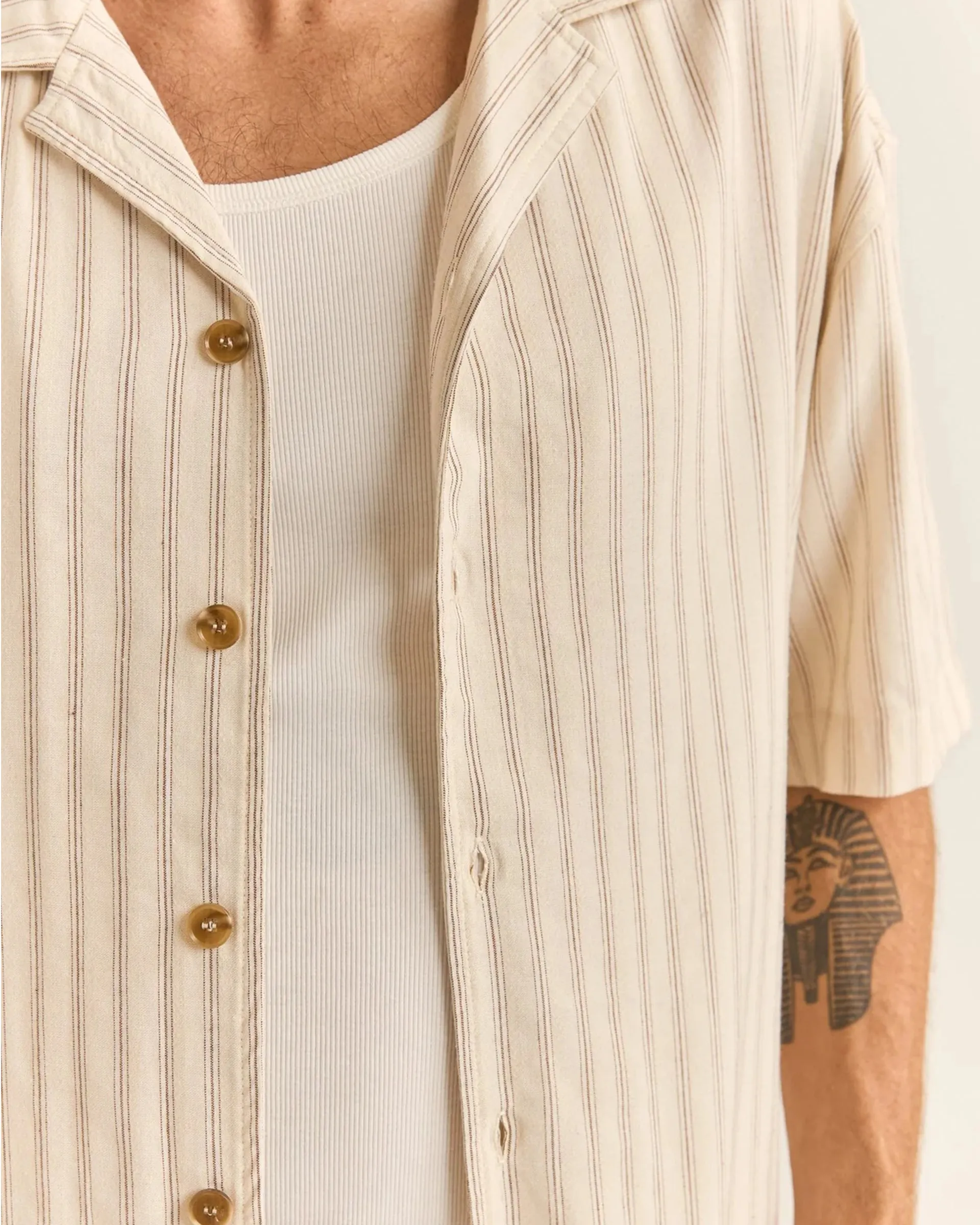 Relaxed Stripe S/S Shirt