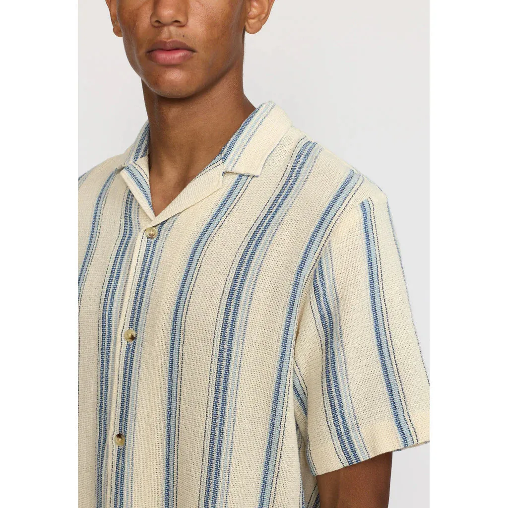 REVOLUTION | 3163 Cuban Shirt | Blue
