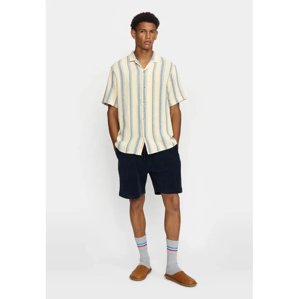 REVOLUTION | 3163 Cuban Shirt | Blue