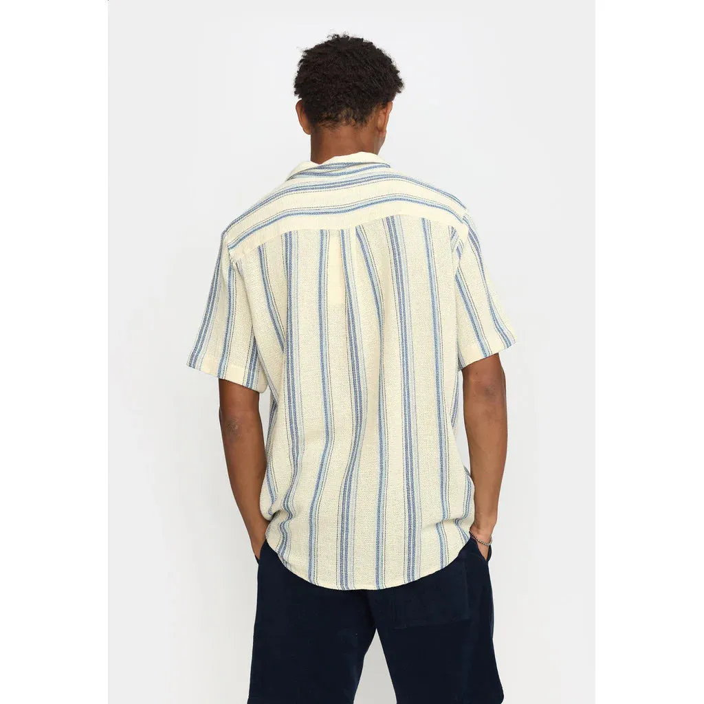 REVOLUTION | 3163 Cuban Shirt | Blue