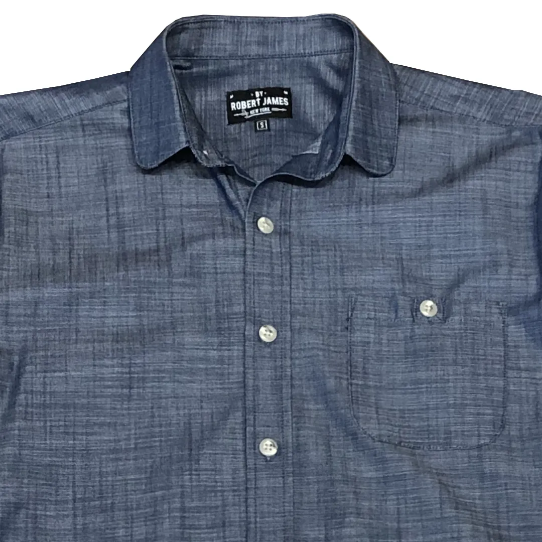 ROOSEVELT - INDIGO SLUB CHAMBRAY SHIRT