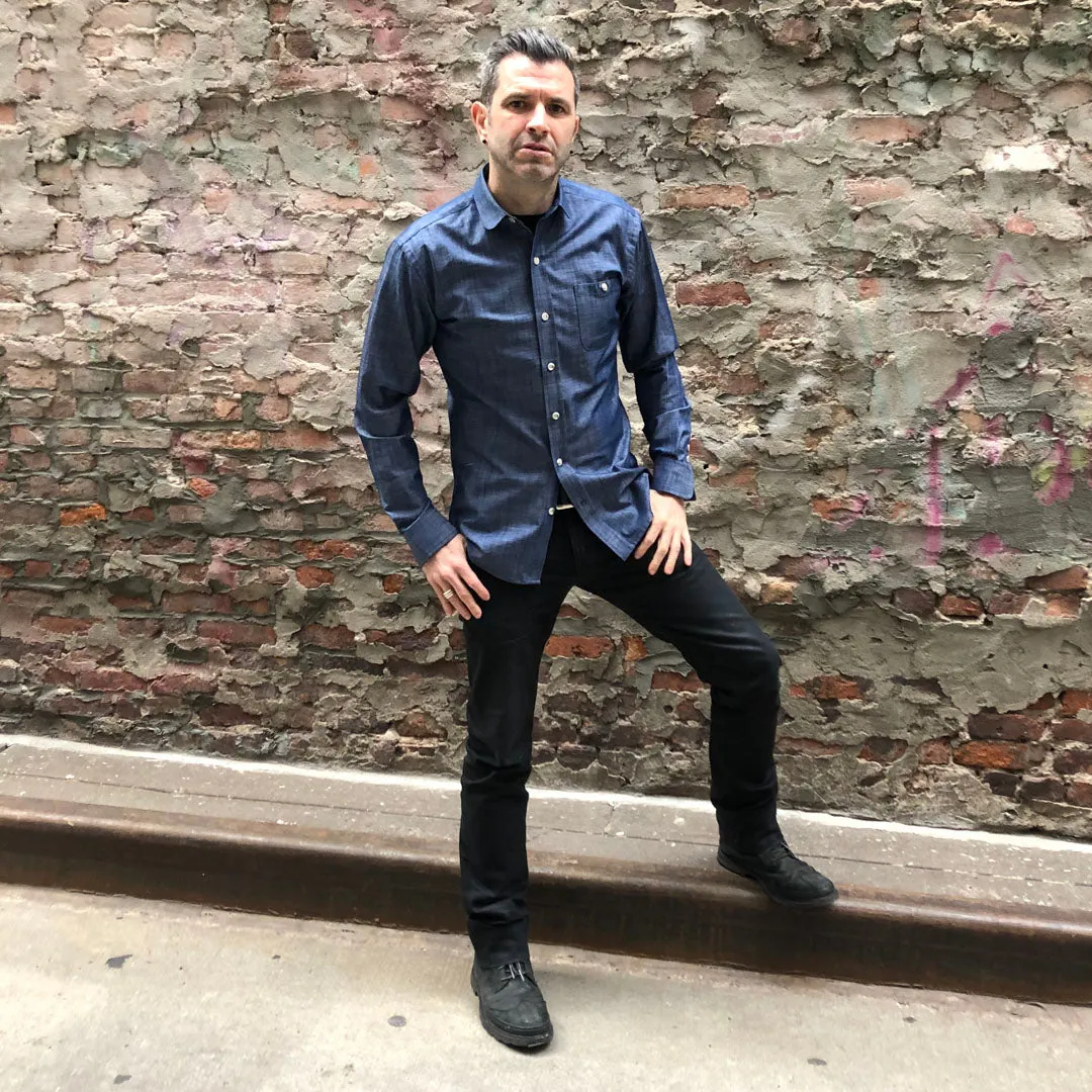 ROOSEVELT - INDIGO SLUB CHAMBRAY SHIRT