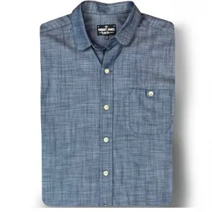 ROOSEVELT - INDIGO SLUB CHAMBRAY SHIRT