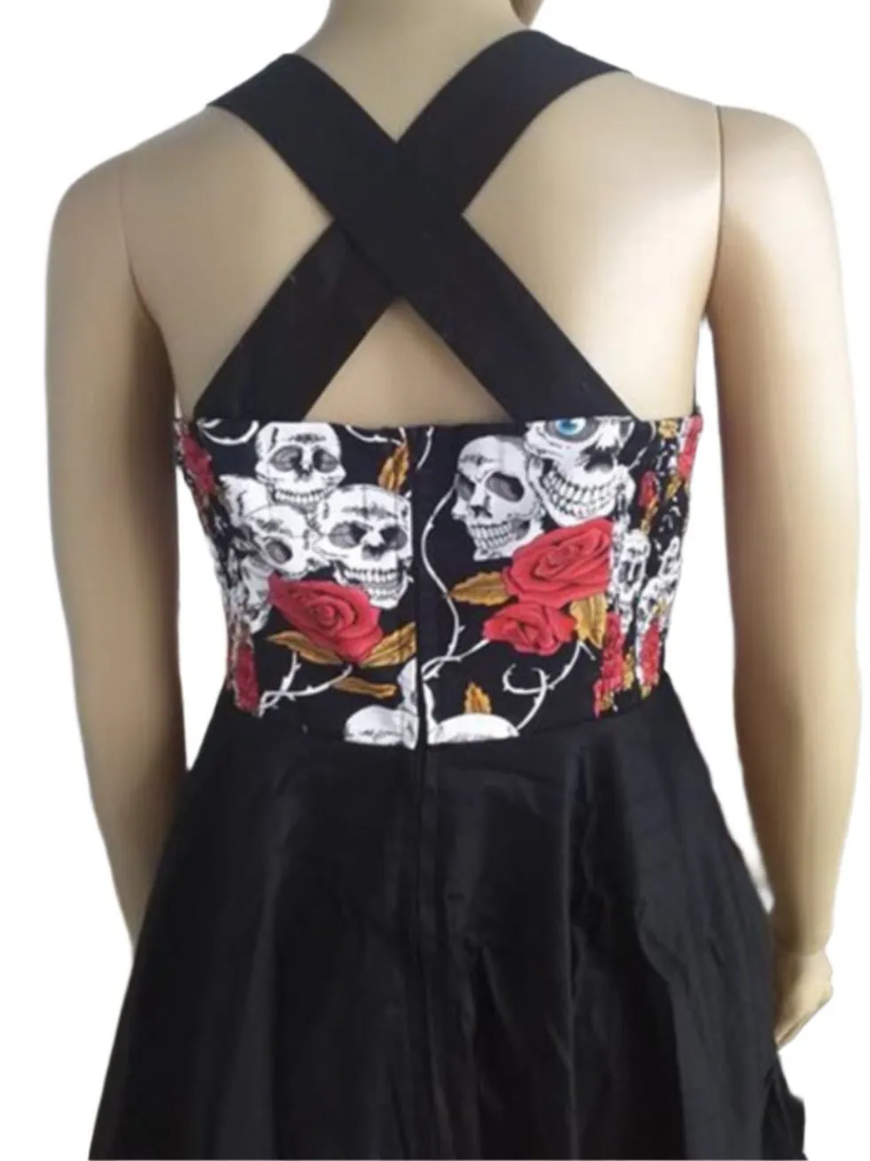 Skulls & Roses Rockabilly Swing Dresses