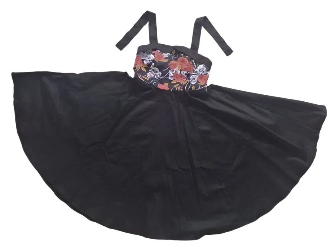 Skulls & Roses Rockabilly Swing Dresses