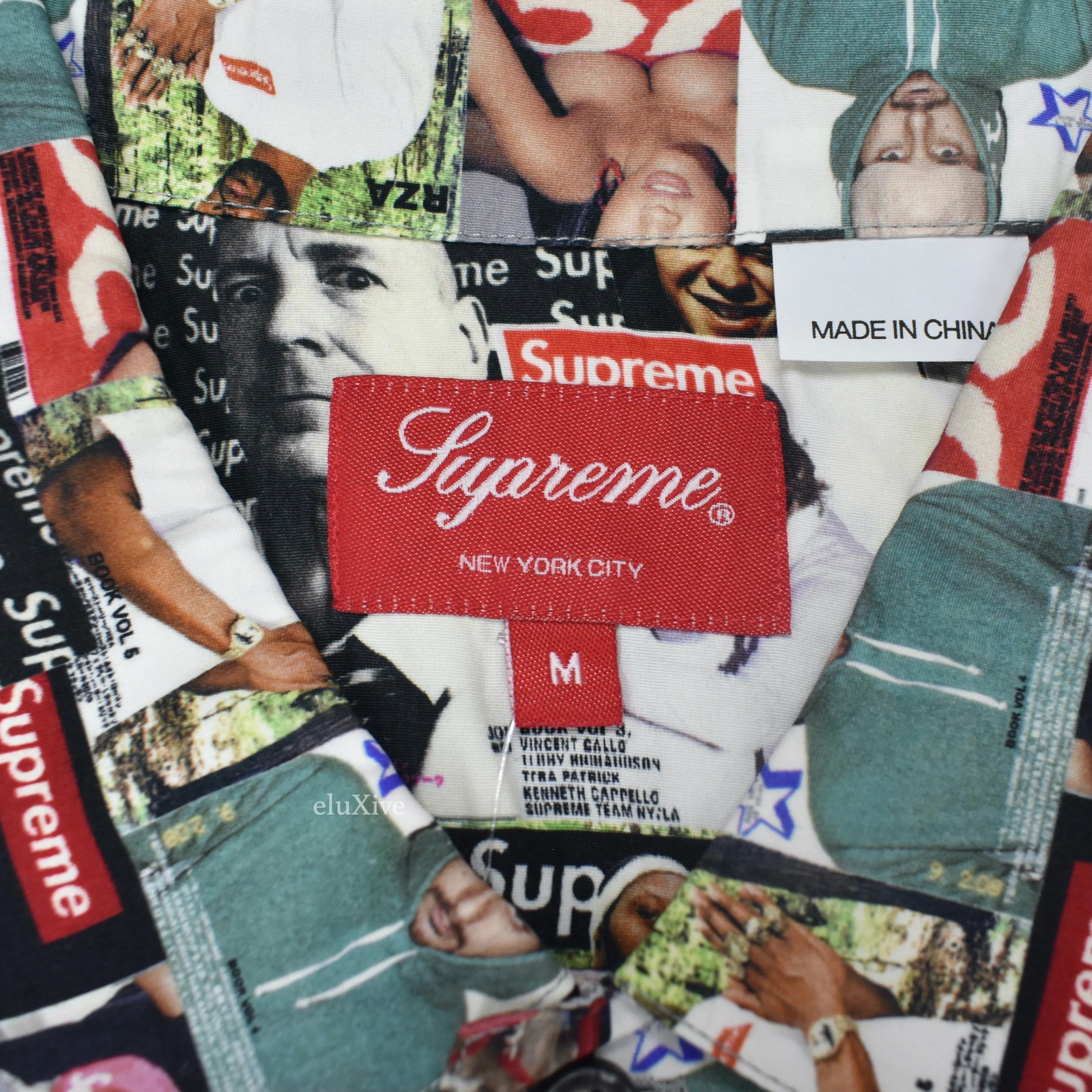 Supreme - Magazine Print Viscose Club Shirt