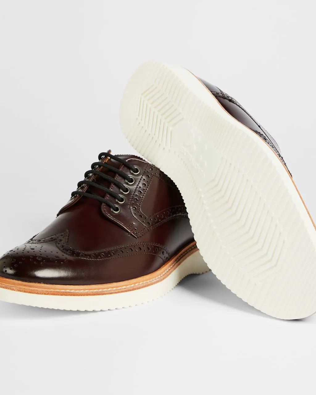 Ted Baker Edling Brogue Shoes | Burgundy