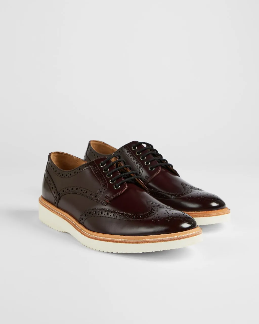 Ted Baker Edling Brogue Shoes | Burgundy