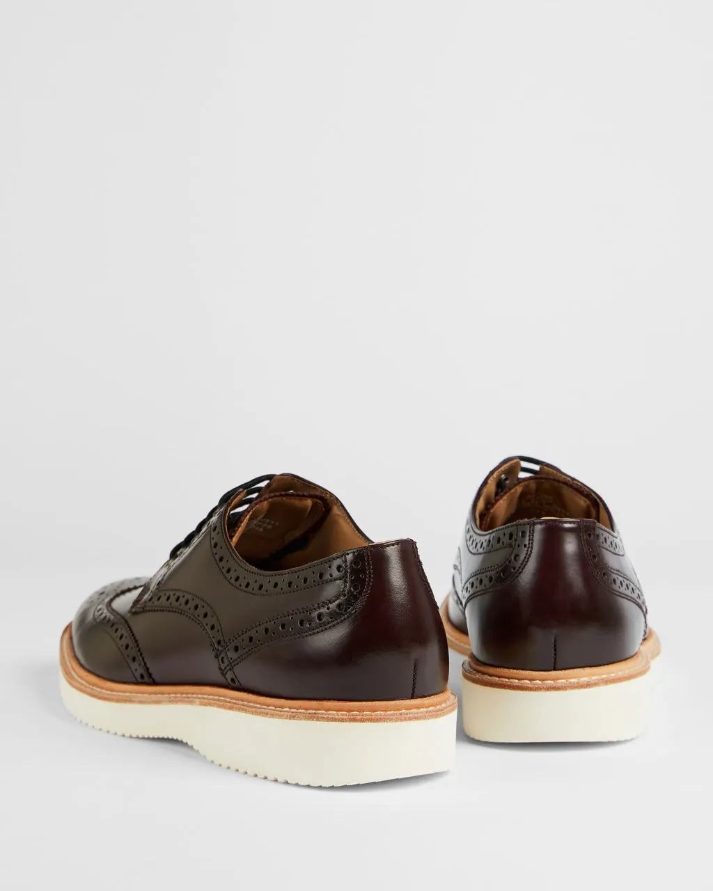 Ted Baker Edling Brogue Shoes | Burgundy