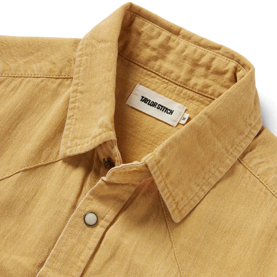 The Western Shirt | Wheat Selvage Denim