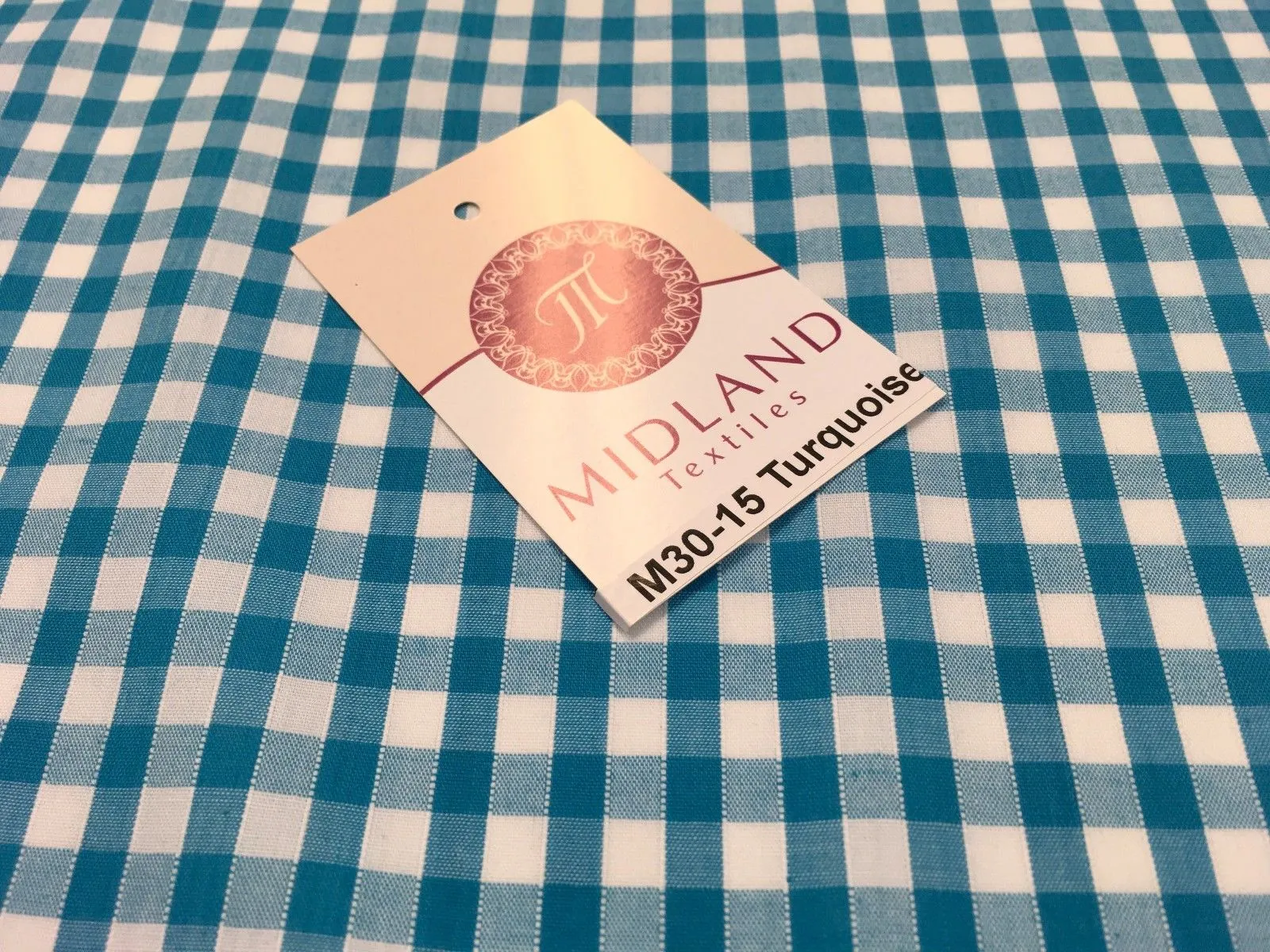 Timeless 1/4 Inch Gingham Fabric Material for Clothing, Aprons, Tablecloths, School Decorations - 44" Wide - M30