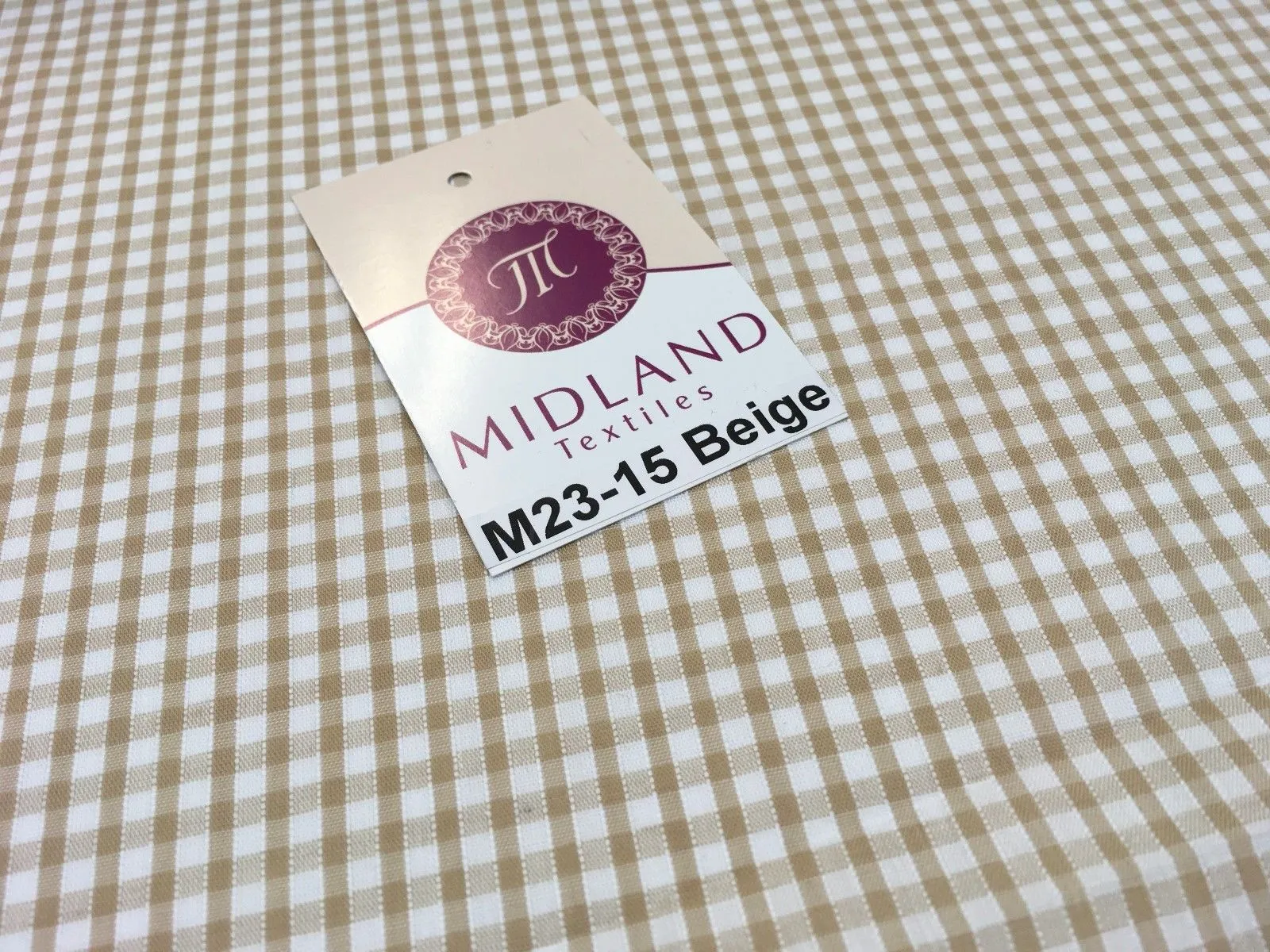 Timeless 1/4 Inch Gingham Fabric Material for Clothing, Aprons, Tablecloths, School Decorations - 44" Wide - M30