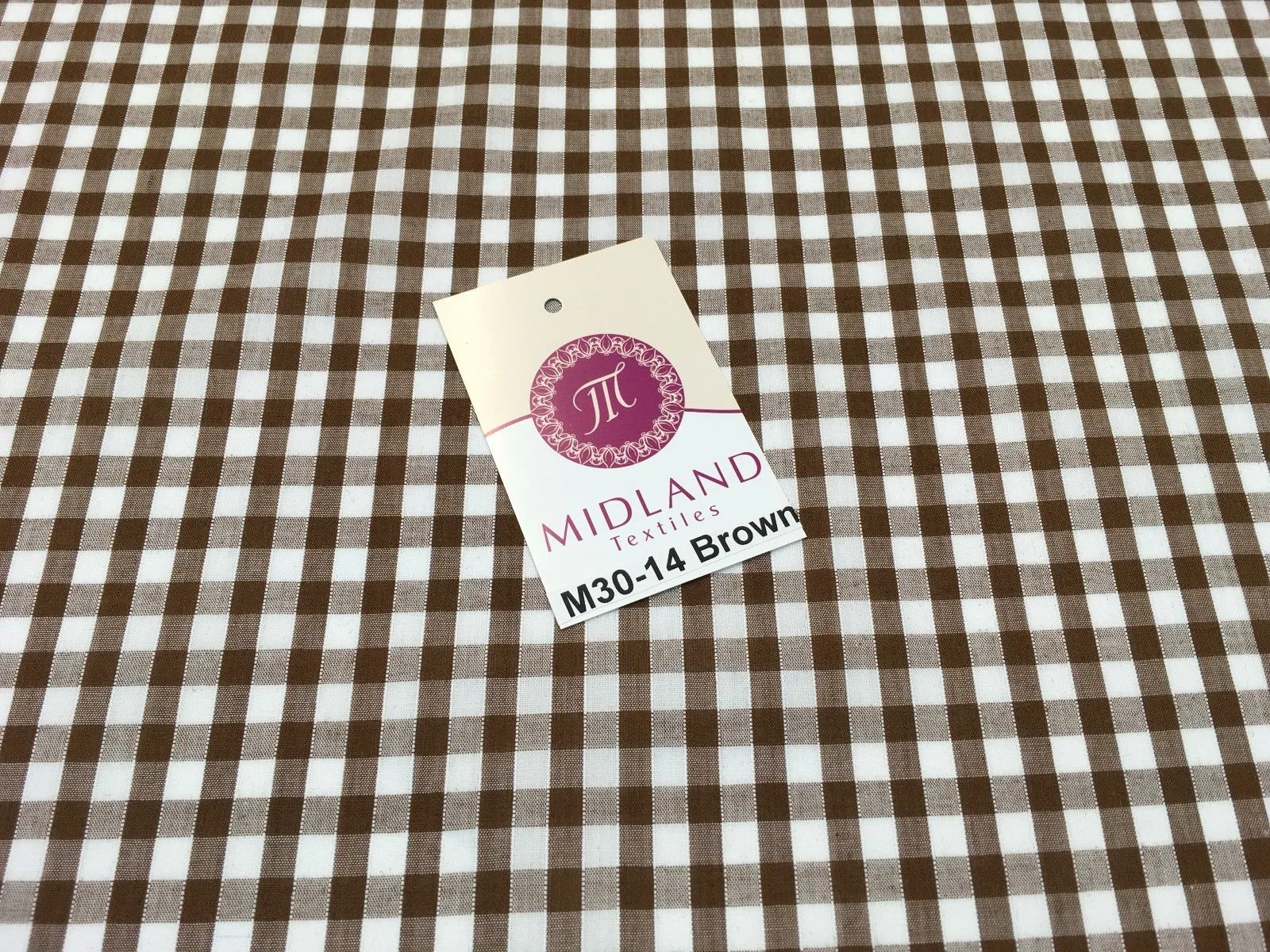 Timeless 1/4 Inch Gingham Fabric Material for Clothing, Aprons, Tablecloths, School Decorations - 44" Wide - M30