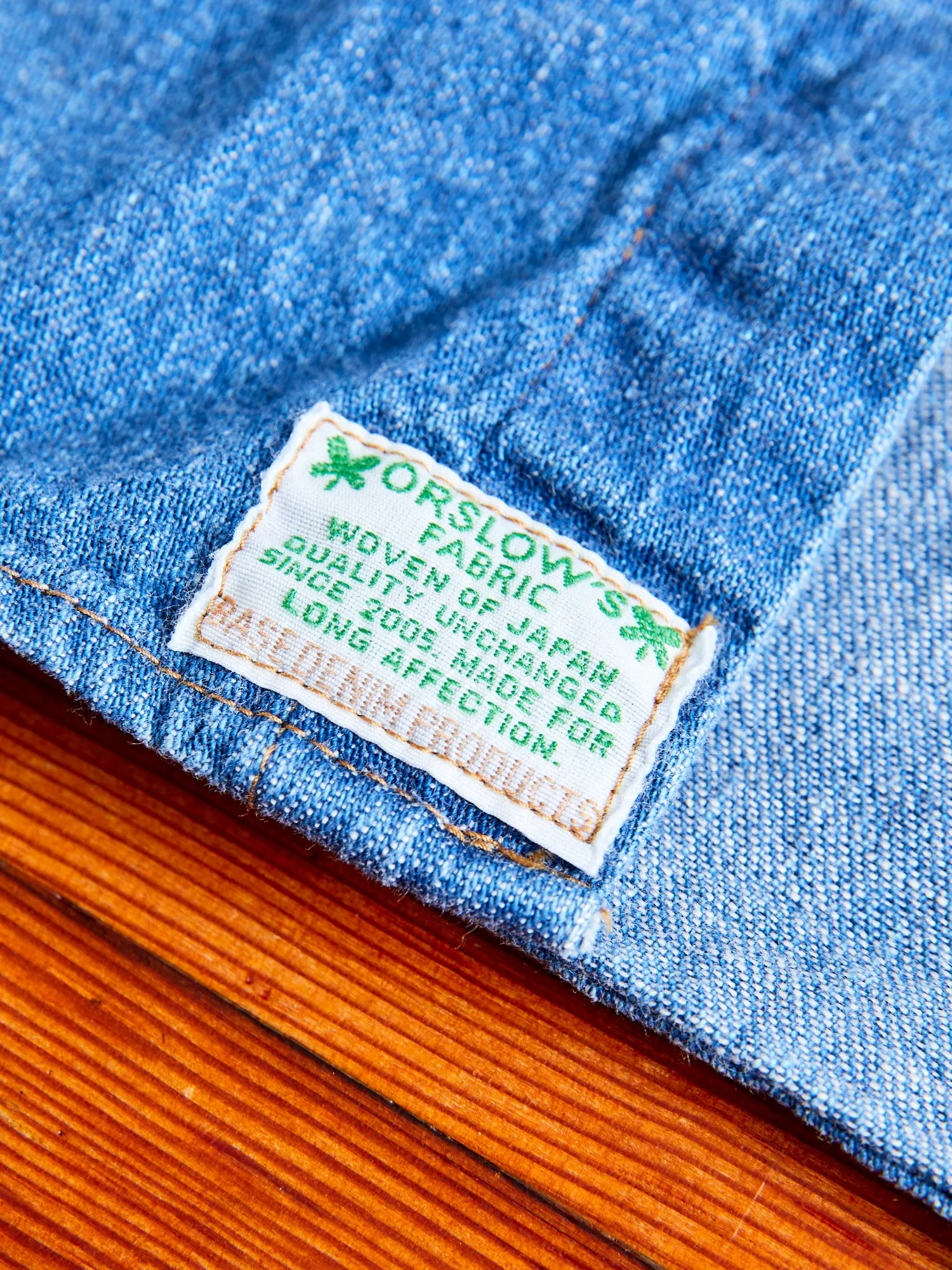 Vintage Fit Western Shirt in Used Denim