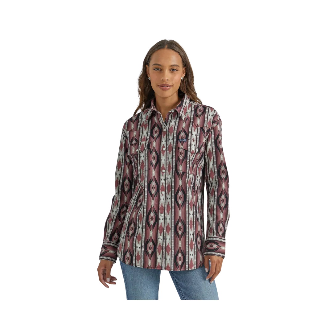 Wrangler Women's Vintage Snap Front Shirt