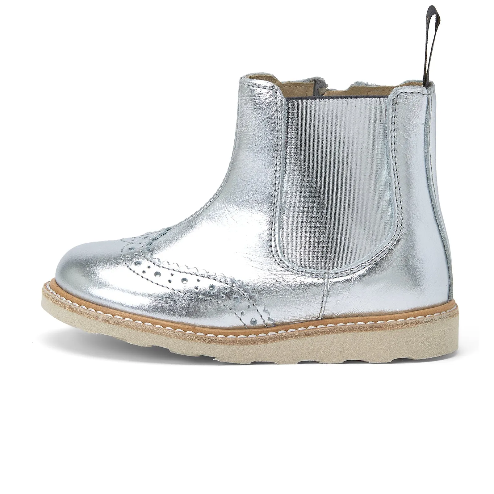 Young Soles Francis Chelsea Boots - Silver
